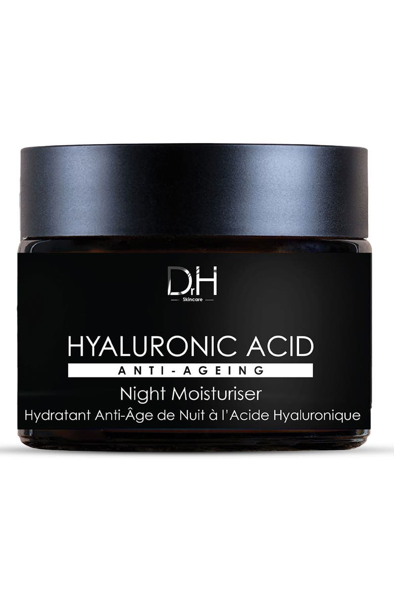 Dr H Hyaluronic Acid Renewal Night Moisturiser for Plumping & Radiance 60ml, Alternate, color, White