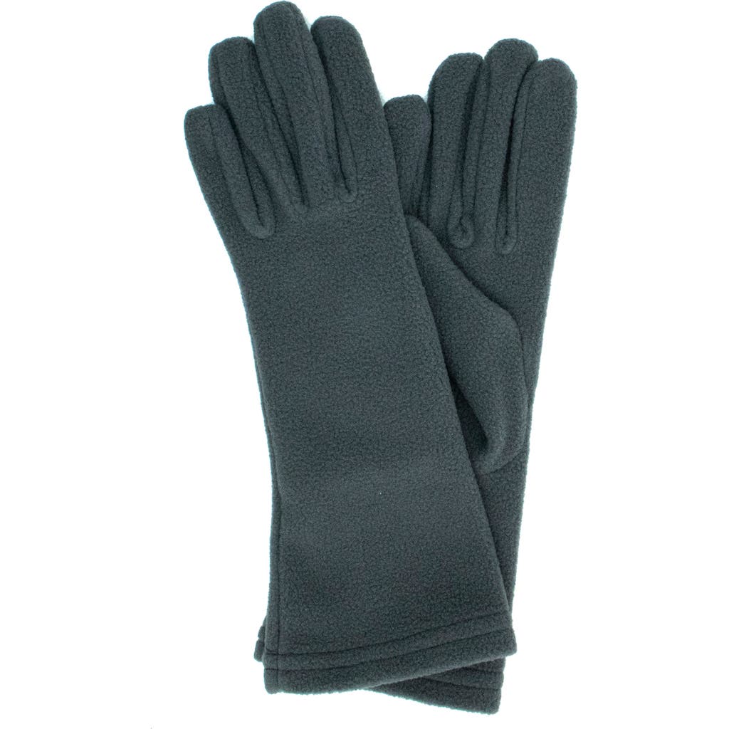 Portolano Tecnho Fleece Gloves In Gray