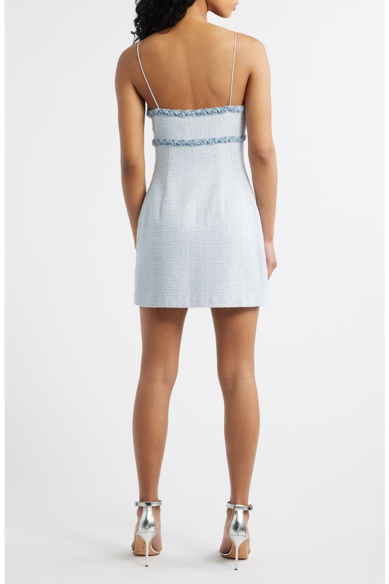 Novara Sleeveless Tweed Minidress, Alternate, color, WILD RIVER