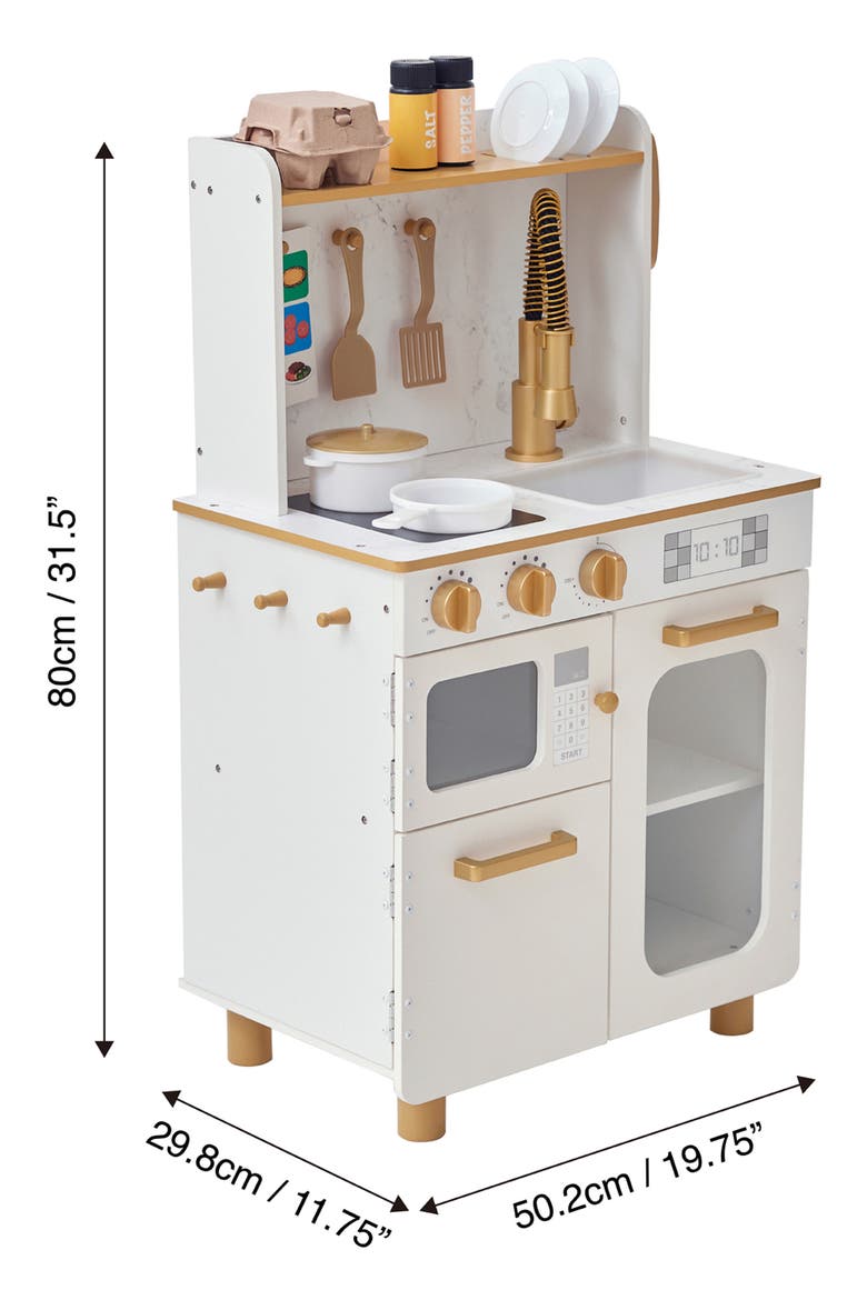 Chef Memphis Kitchen Playset, Alternate, color, WHITE/ GOLD