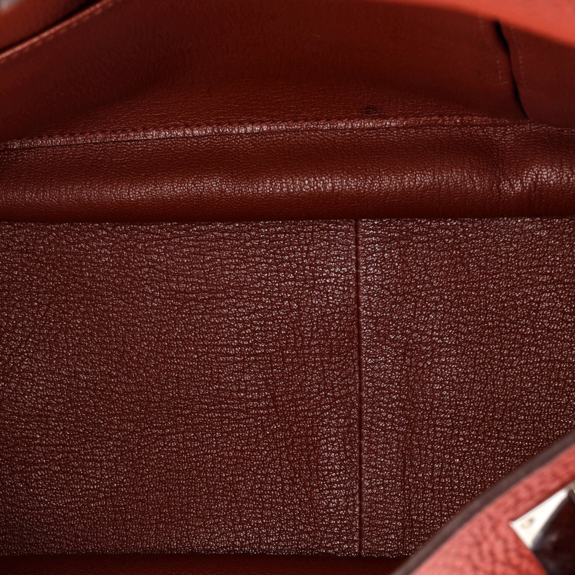 Pre-Owned Hermes Jypsiere Bag Clemence 37, Alternate, color, Brique