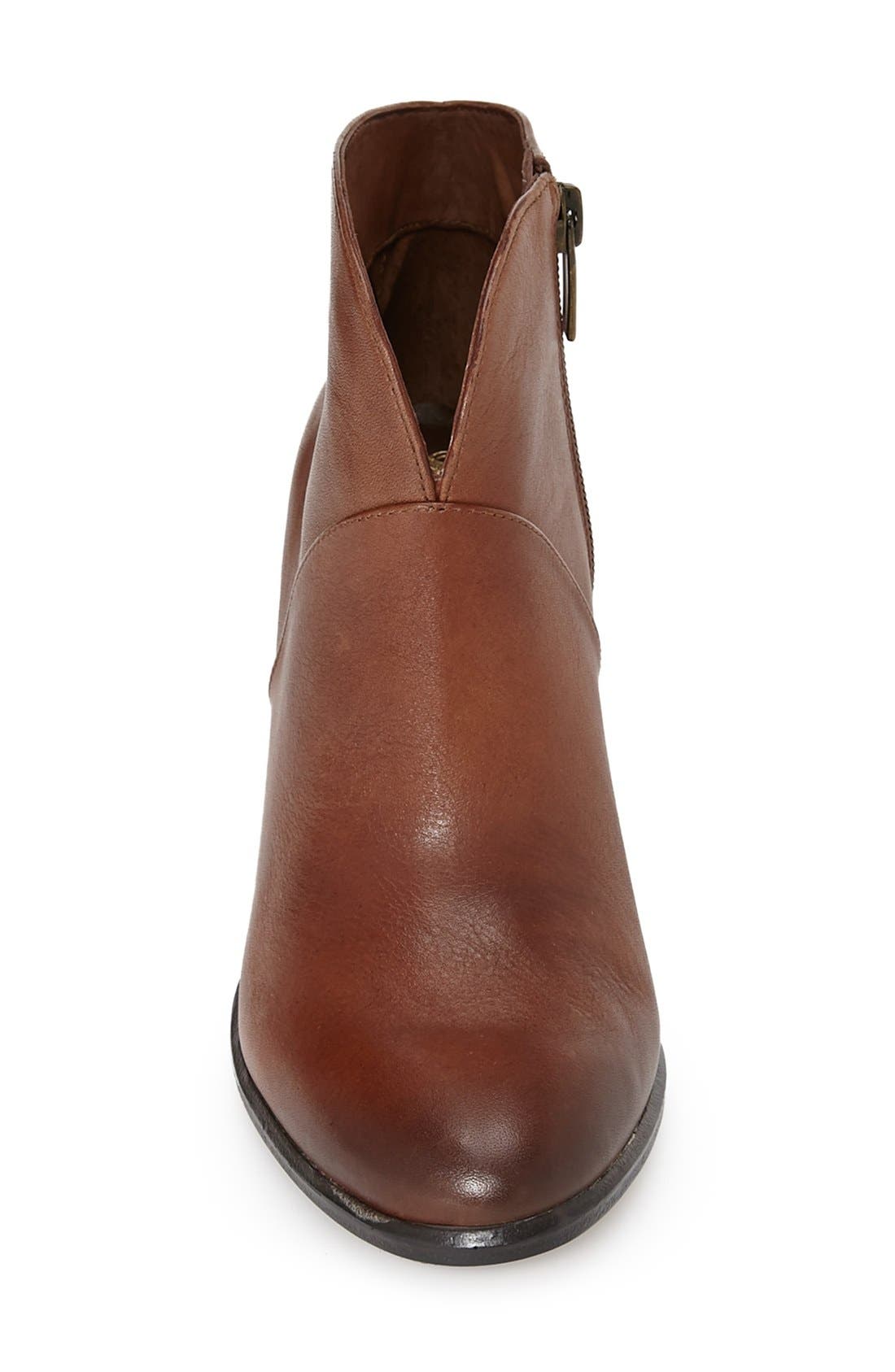 'Franell' Western Bootie, Alternate, color, RICH COGNAC LEATHER