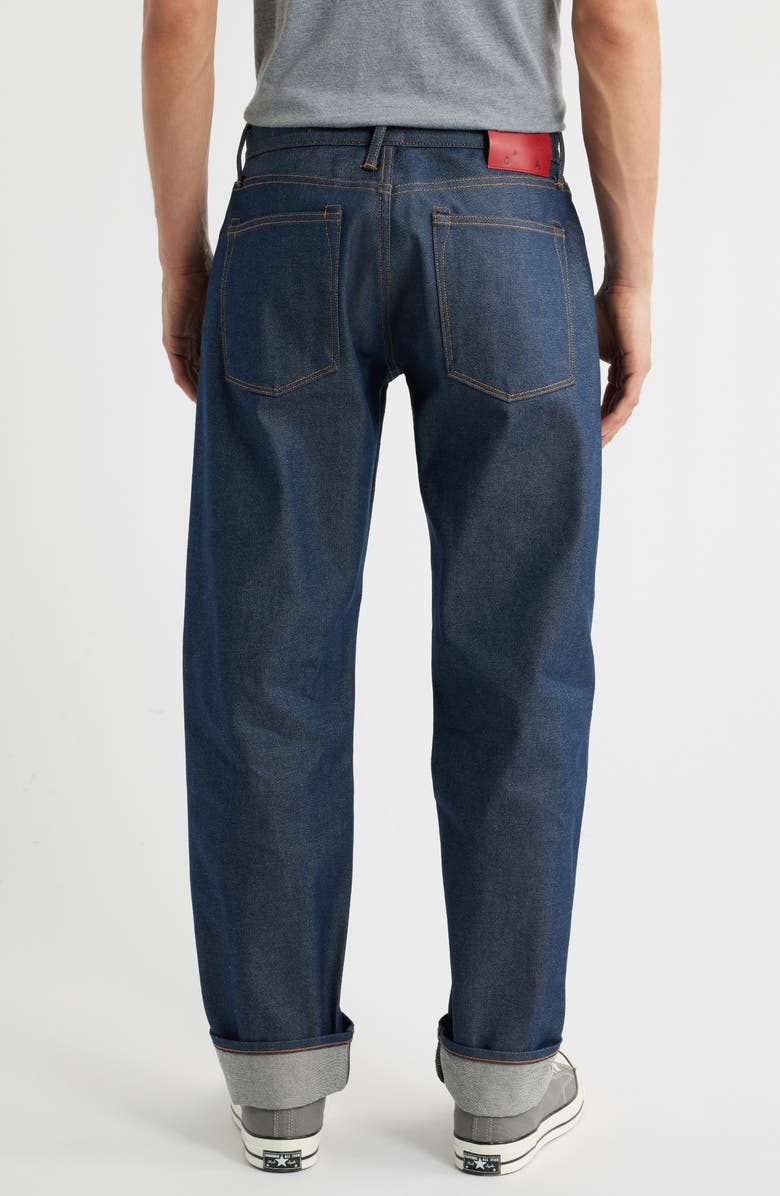 HIROSHI KATO The Barrel Classic Straight Leg 12.5-Ounce Selvedge Jeans, Alternate, color, Indigo Raw