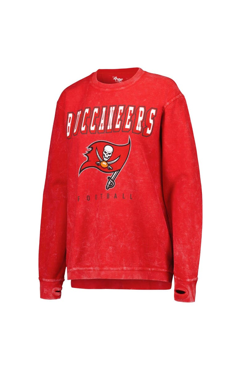 G-III 4HER BY CARL BANKS Women's G-III 4Her by Carl Banks Red Tampa Bay Buccaneers Comfy Cord Pullover Sweatshirt, Alternate, color, Red