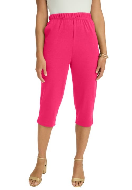 Jessica London Soft Ease Capri In Multi