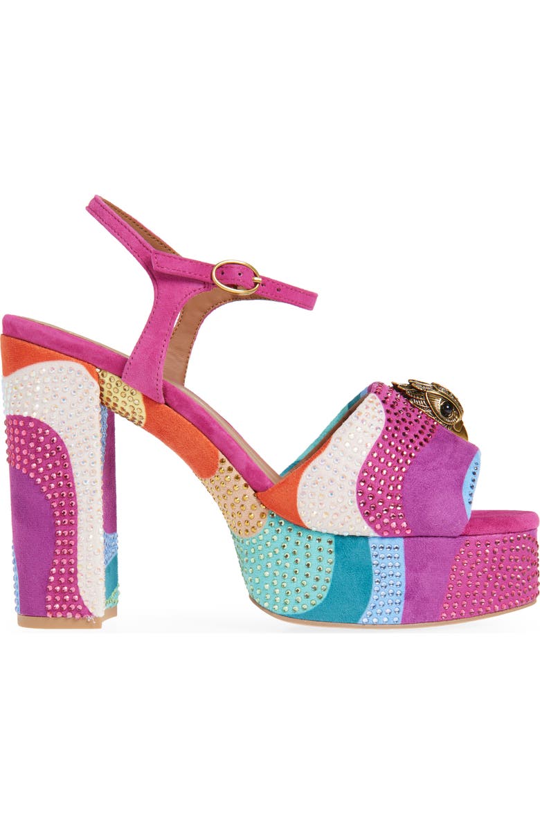 Kurt Geiger London Kensington Ankle Strap Platform Sandal, Alternate, color,