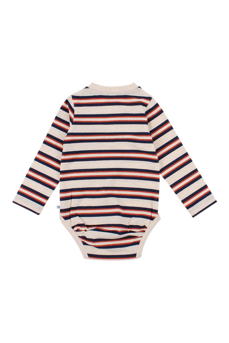 Long Sleeve Henley Bodysuit, Alternate, color, BROWN