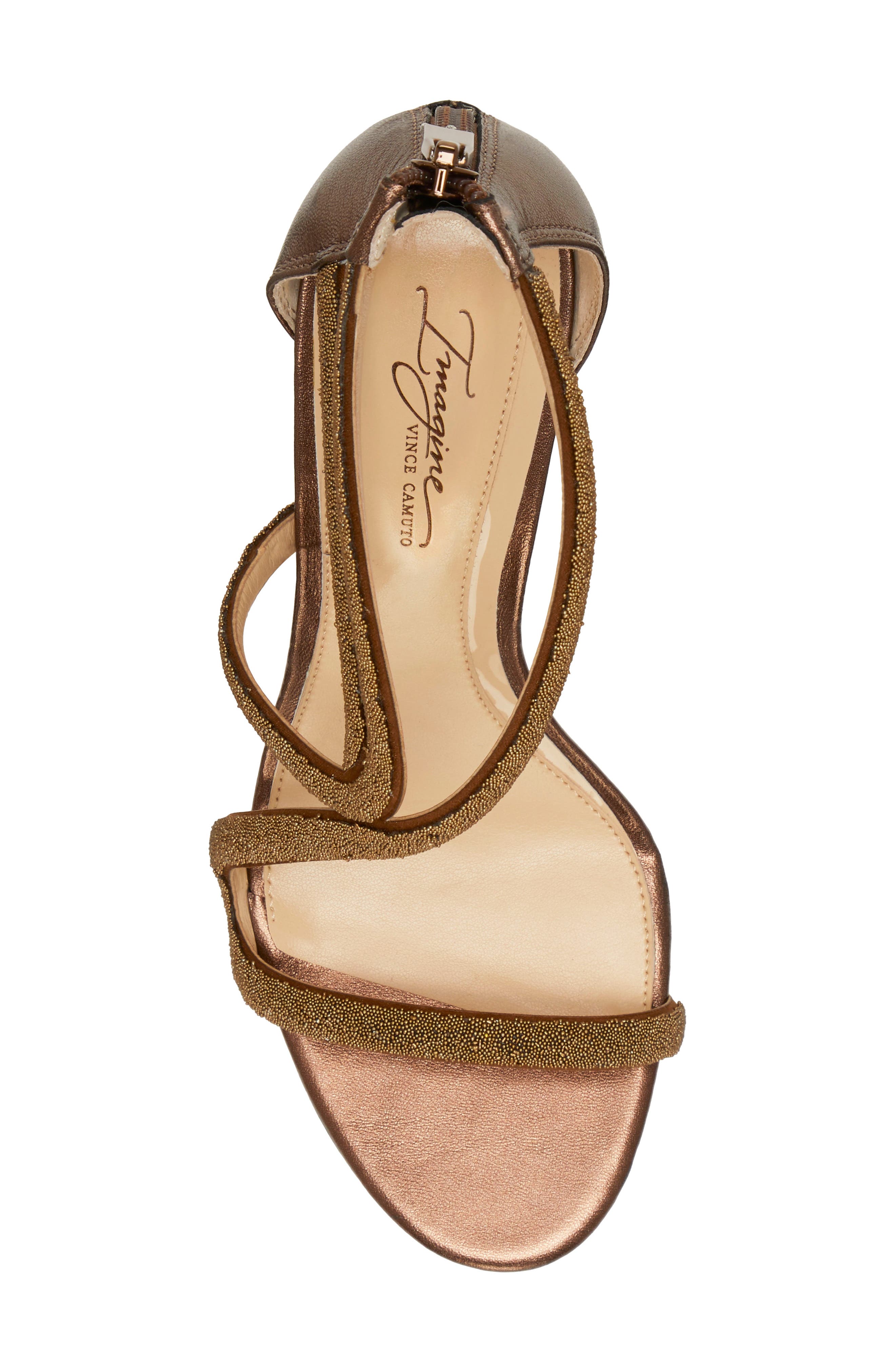 Petara Strappy Sandal, Alternate, color, BRONZE LEATHER