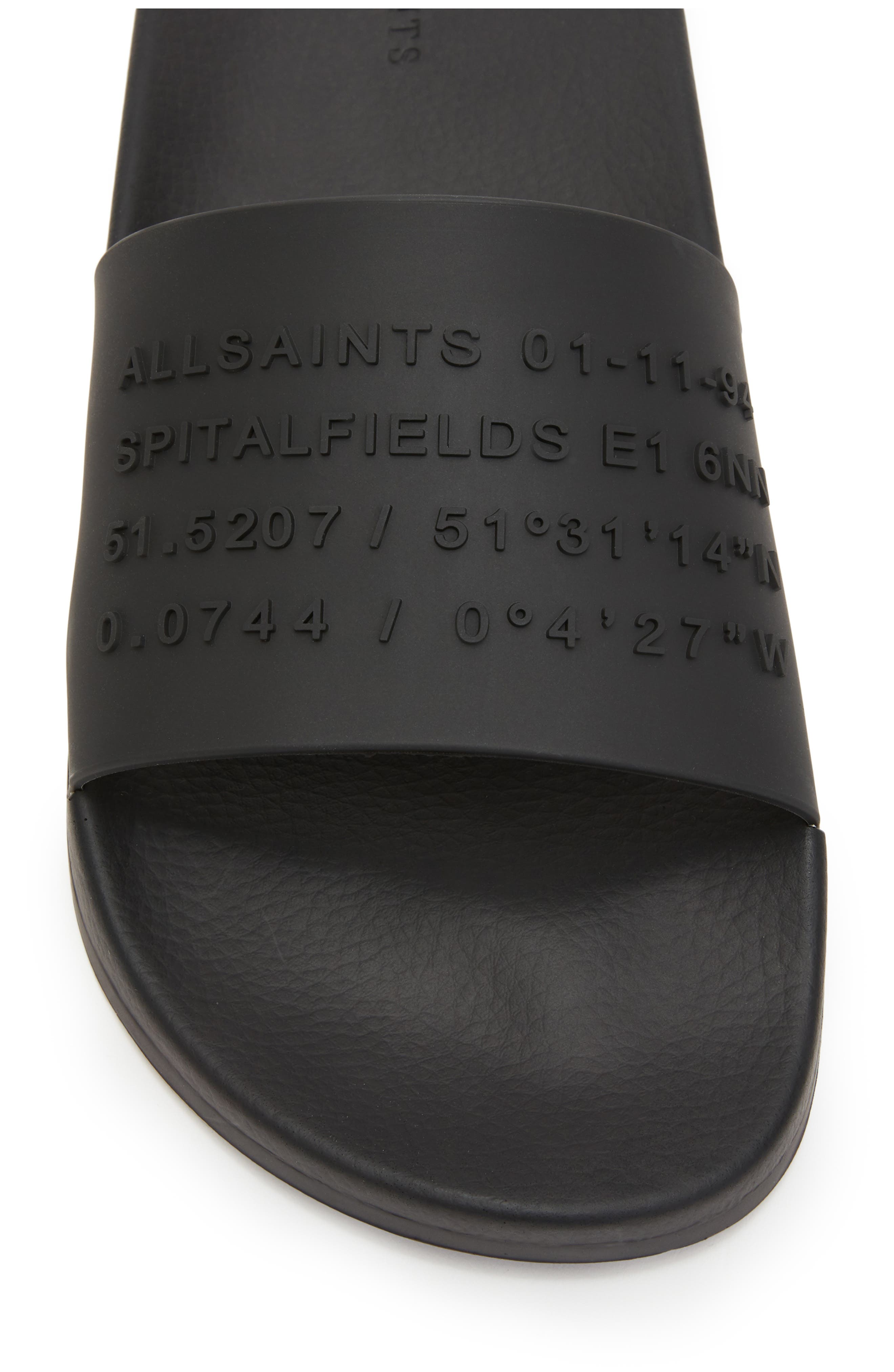 AllSaints Renegade Slide Sandal, Alternate, color, 