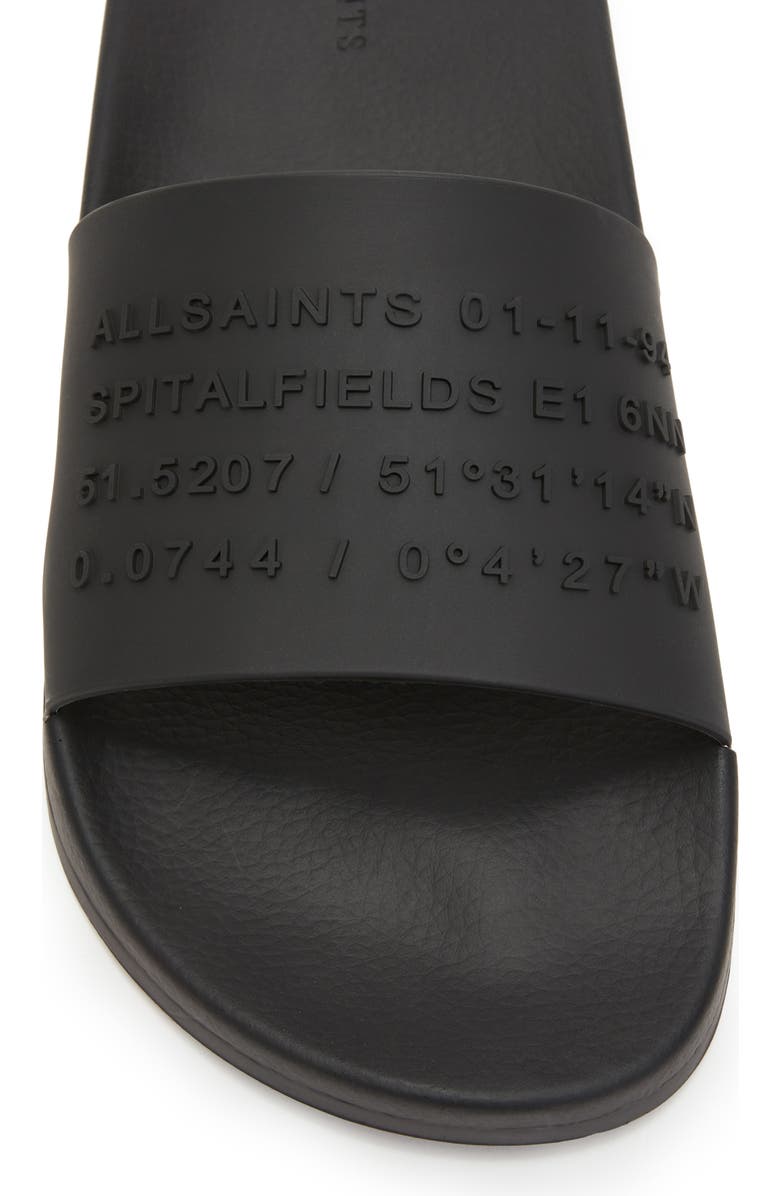AllSaints Renegade Slide Sandal, Alternate, color,