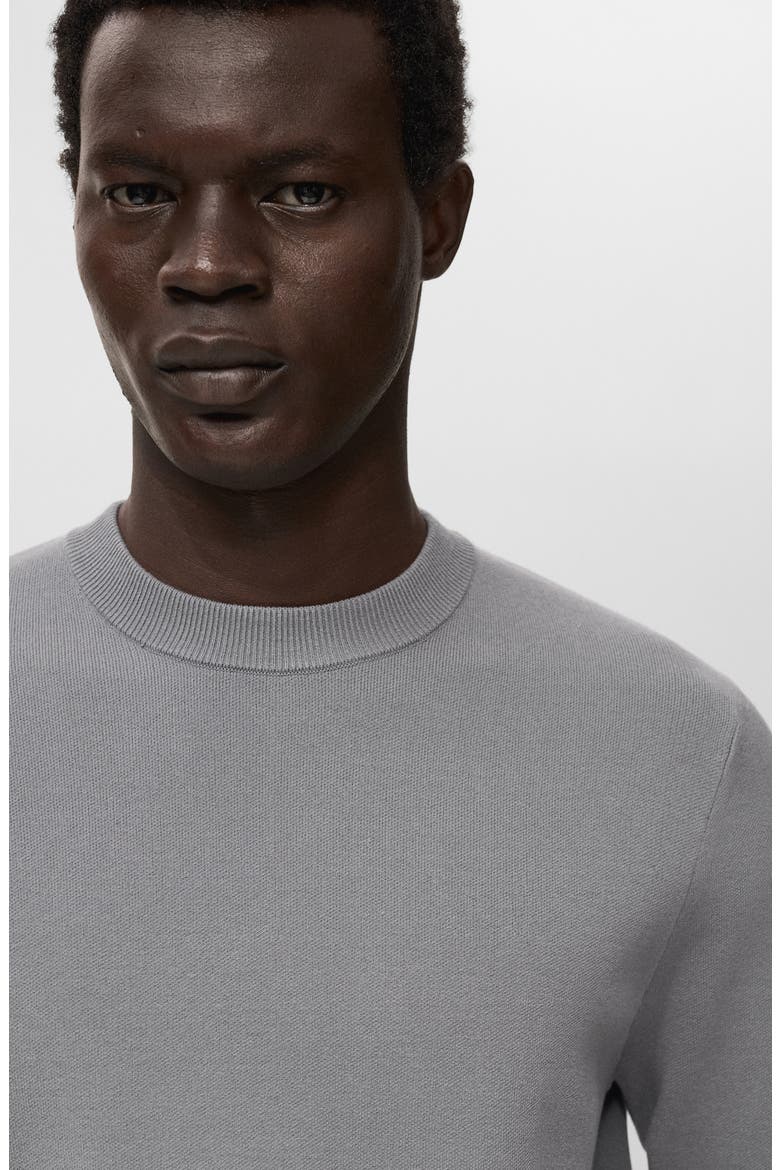 Regular Fit Crewneck Sweater, Alternate, color, GREY