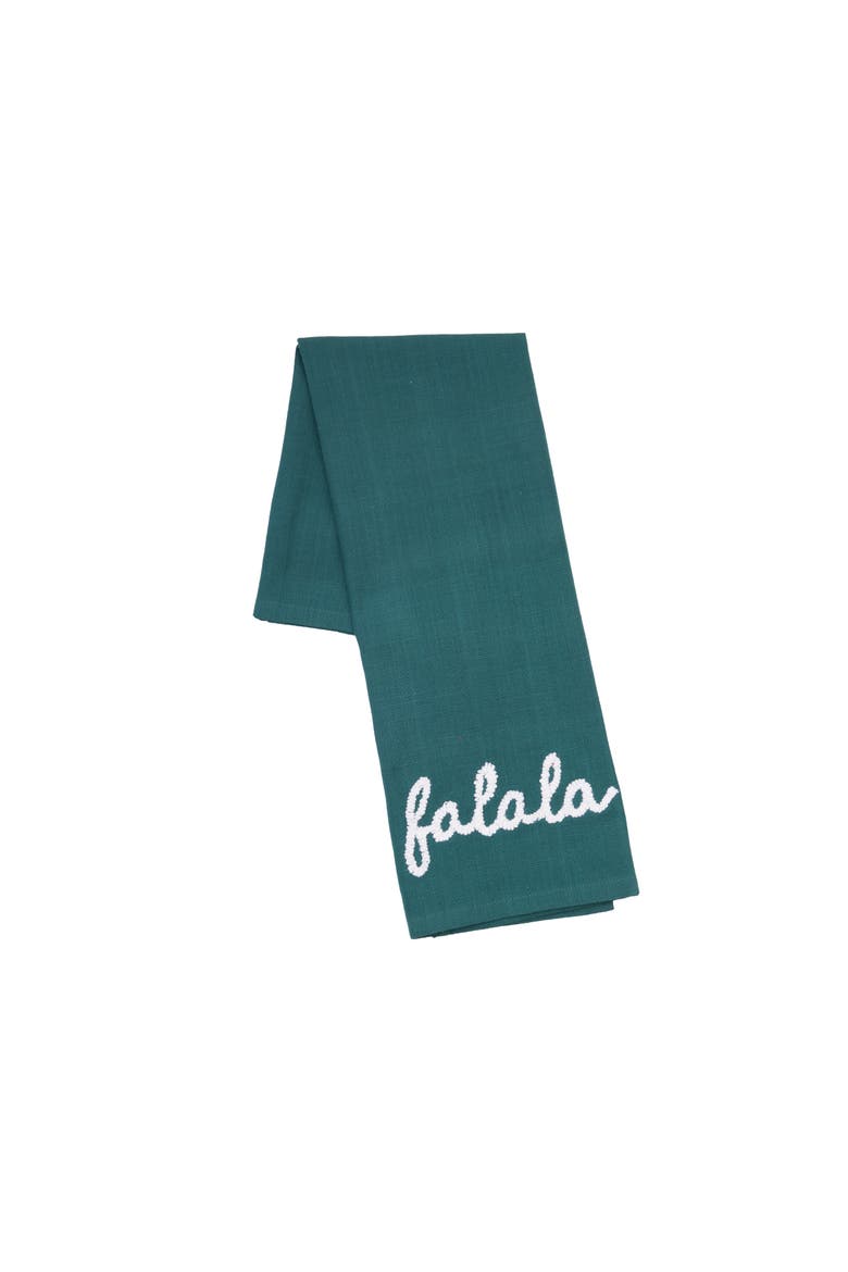 A Christmas Holiday Tufted Solid Towel Collection, Main, color, Green