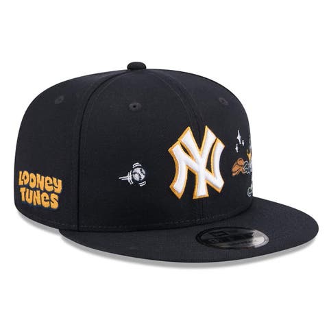 Men's New Era Navy New York Yankees Looney Tunes Daffy Duck 9FIFTY Snapback Hat