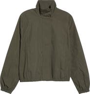 Open Edit Cotton Blend Track Jacket
