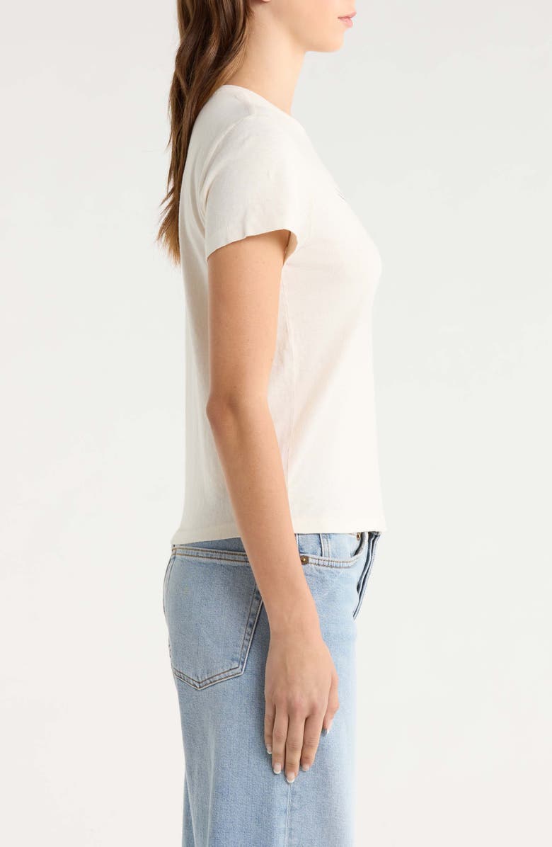 Re/Done Bare Minimum Graphic Cotton T-Shirt, Alternate, color, Vintagewhite