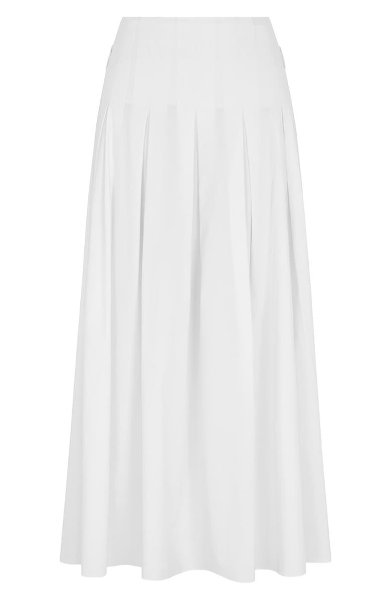 ALIGNE Julie Pleated Skirt, Alternate, color, White