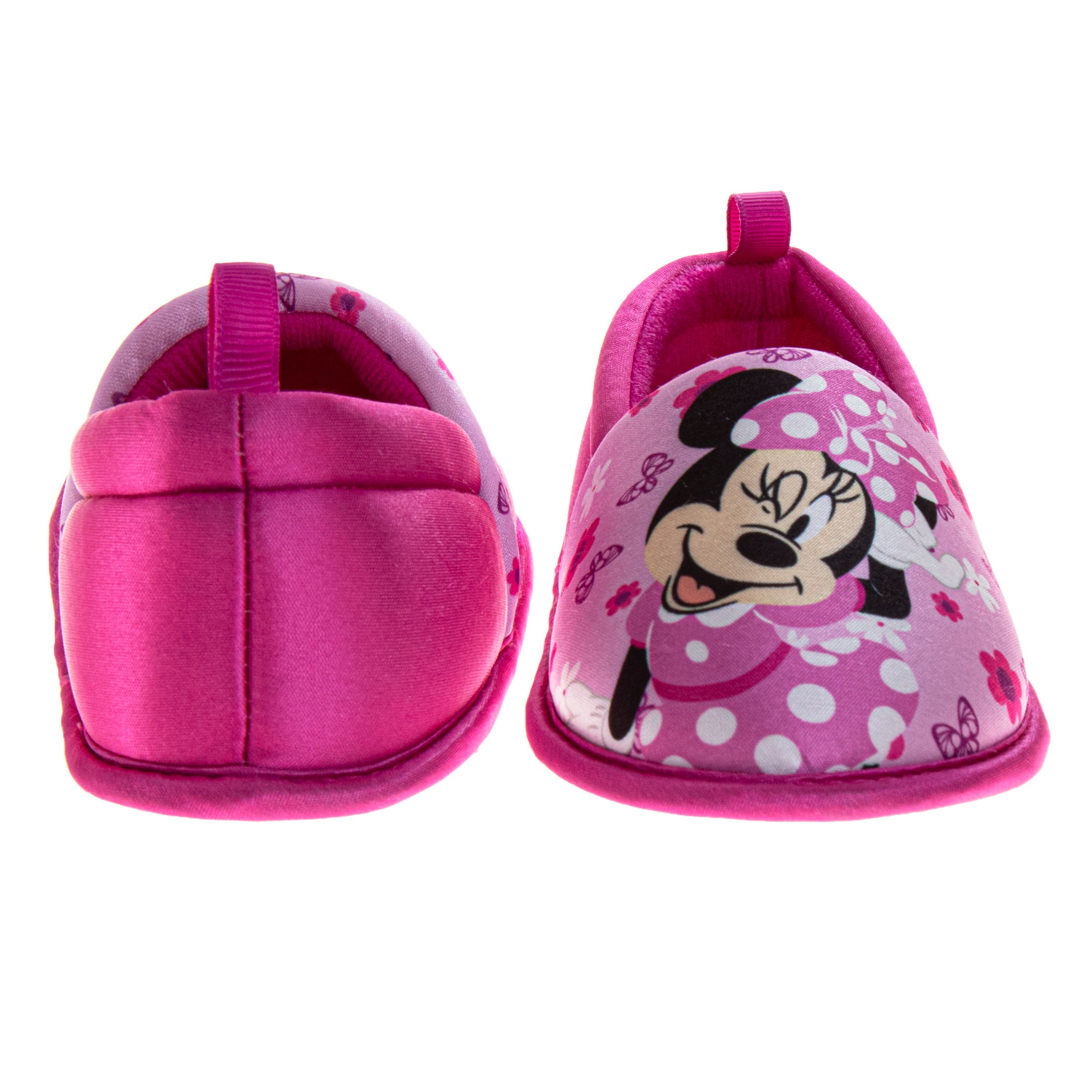 Disney Soft Disney Minnie Mouse Girls' Slippers, Alternate, color, Pink