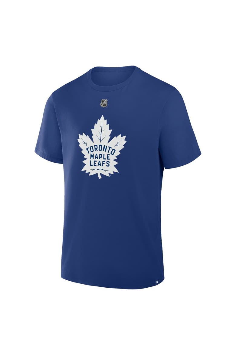 Men's Fanatics John Tavares Blue Toronto Maple Leafs Authentic Stack Name & Number T-Shirt, Alternate, color, Blue