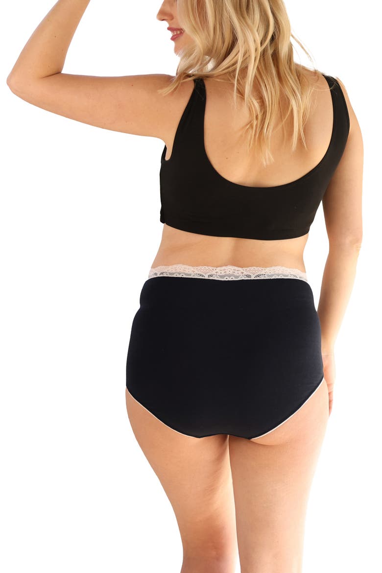 Assorted 2-Pack Maternity Briefs, Alternate, color, NUDE/ BLACK