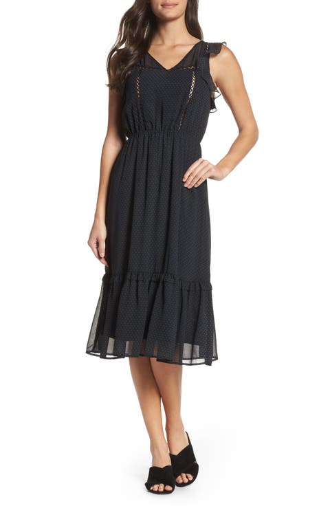 BB Dakota Carra Ruffle A-Line Dress
