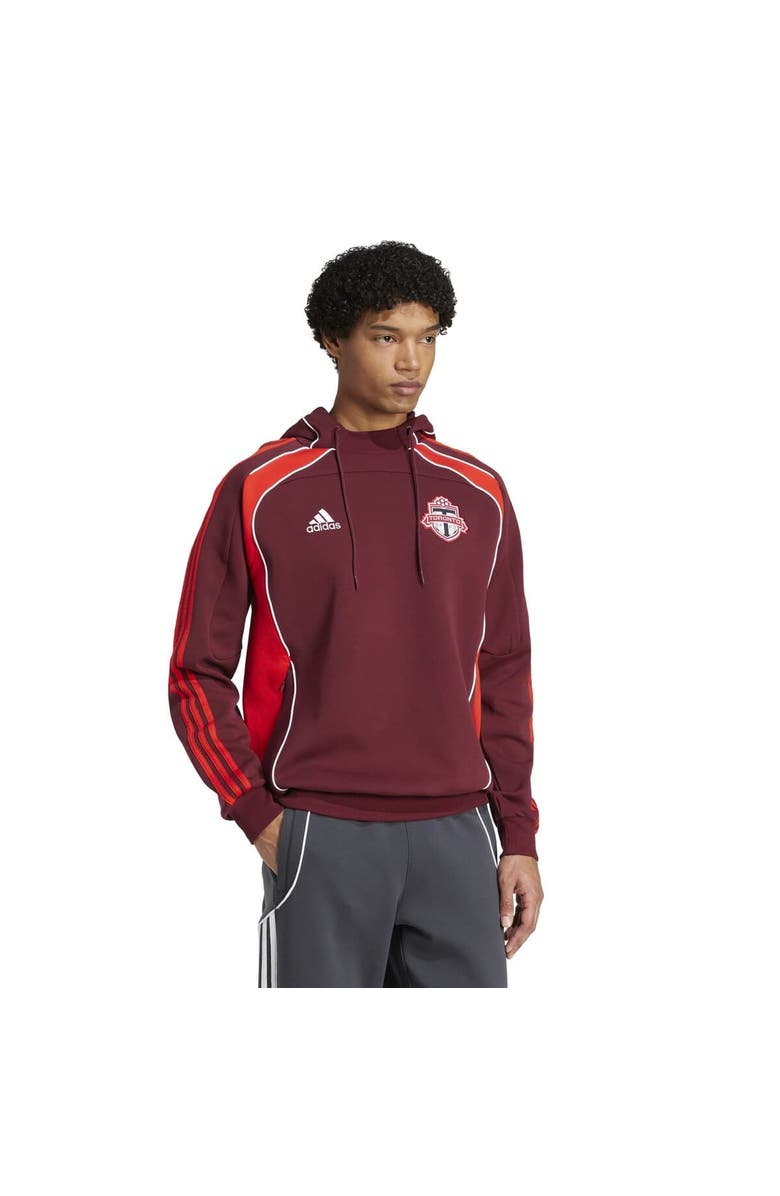 adidas Men's adidas Red Toronto FC 2025 Travel Pullover Hoodie, Alternate, color, 