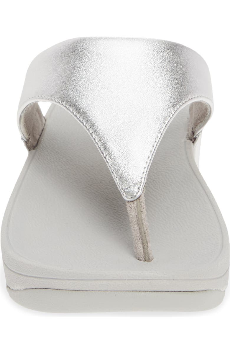 FitFlop Lulu Flip Flop, Alternate, color, Silver