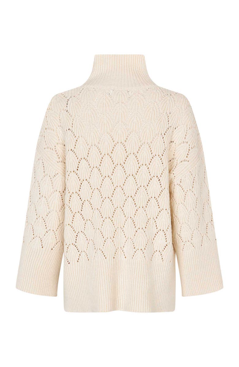 Masai Copenhagen MaFabianov Openwork Sweater, Alternate, color, Whitecap