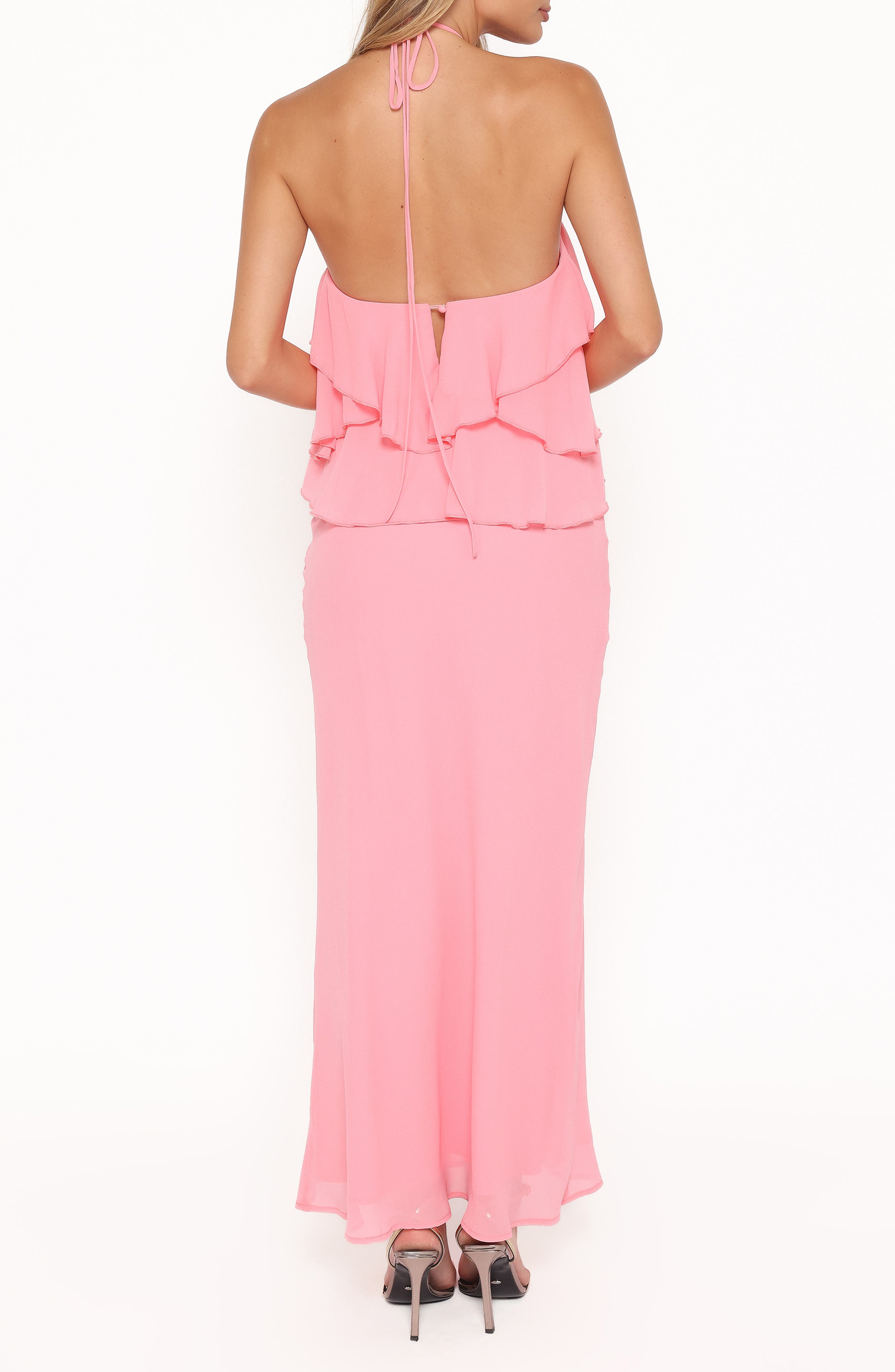Zorina Halter Maxi Dress - image 2
