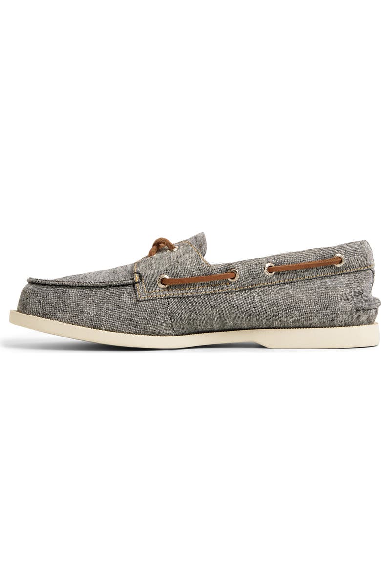 Sperry Authentic Original<sup>™</sup> 2-Eye Lite Boat Shoe, Alternate, color, Black