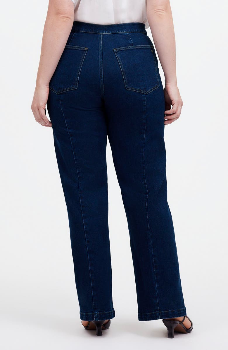 Madewell Emmett Wide Leg Jeans, Alternate, color, Leffers Wash