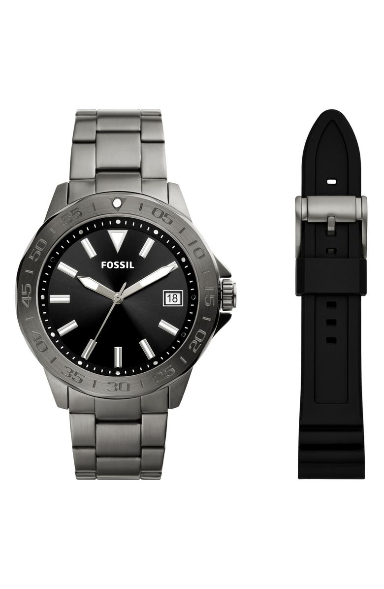 Fossil Bannon Convertible Three-Hand Quartz Watch, 45mm, Main, color,