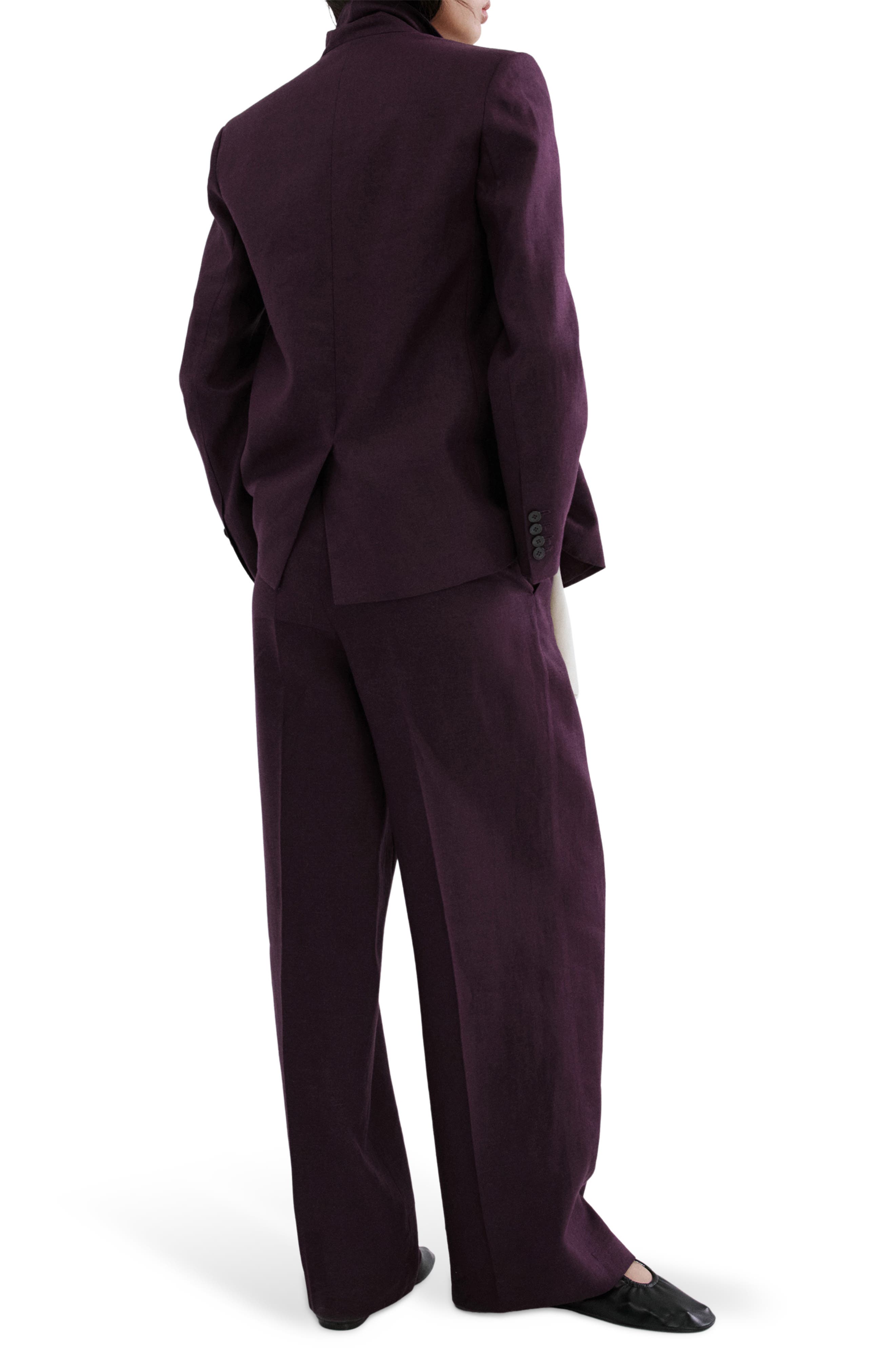 Double Breasted Linen Blazer - image 4