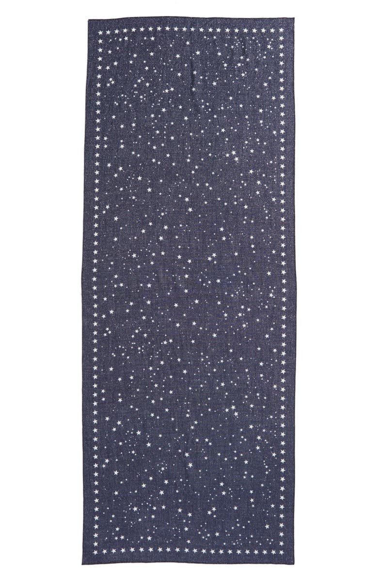 Kate Spade New York night sky wool blend scarf, Alternate, color, 