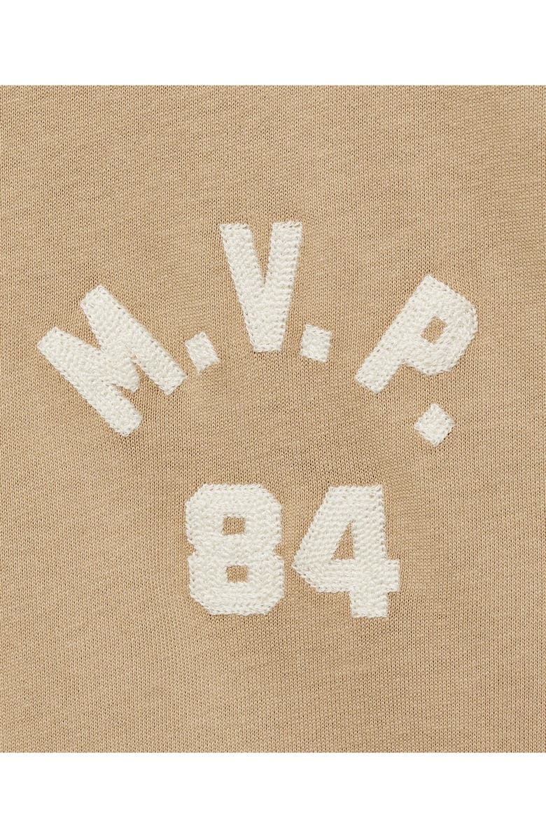 MANGO MVP Embroidered Graphic T-Shirt, Alternate, color, Beige