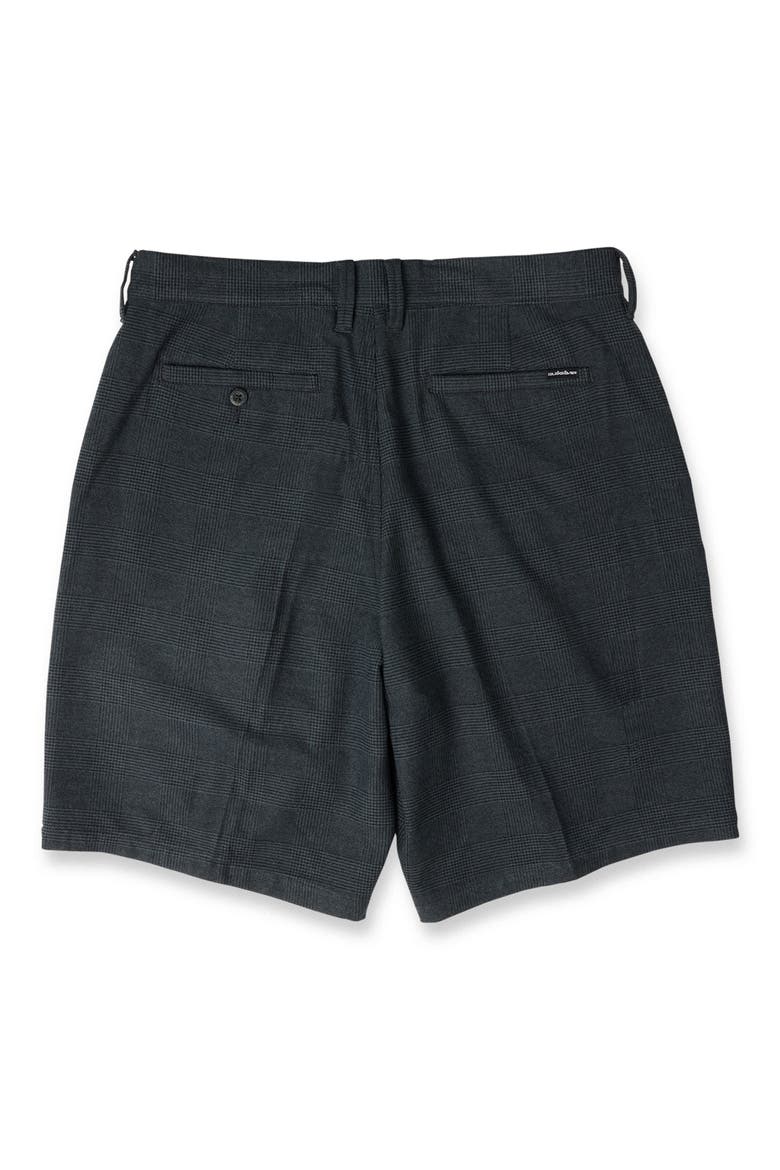 Gilroy Glen Check Pleated Shorts, Alternate, color, IRON GATE