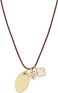 ARGENTO VIVO Charm Cord Locket Necklace