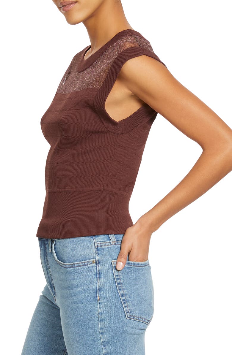 Sam Edelman Samara Mixed Media Sweater, Alternate, color, 