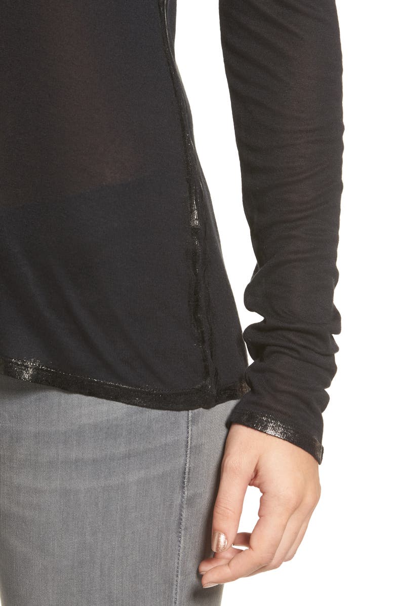 Zadig & Voltaire Willy Foil Tee, Alternate, color,