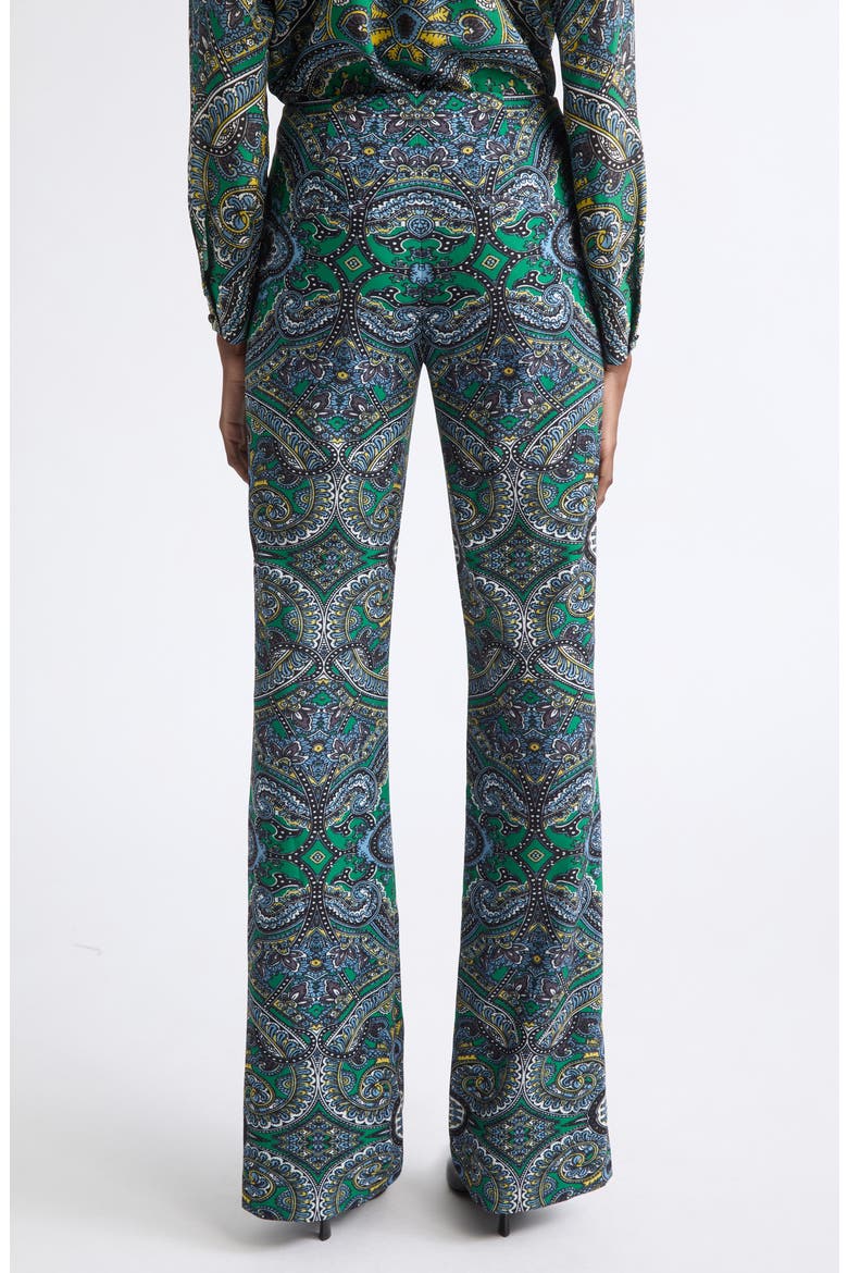 Teeny Fit & Flare Bootcut Pants, Alternate, color, BON VOYAGE DEEP EMERALD