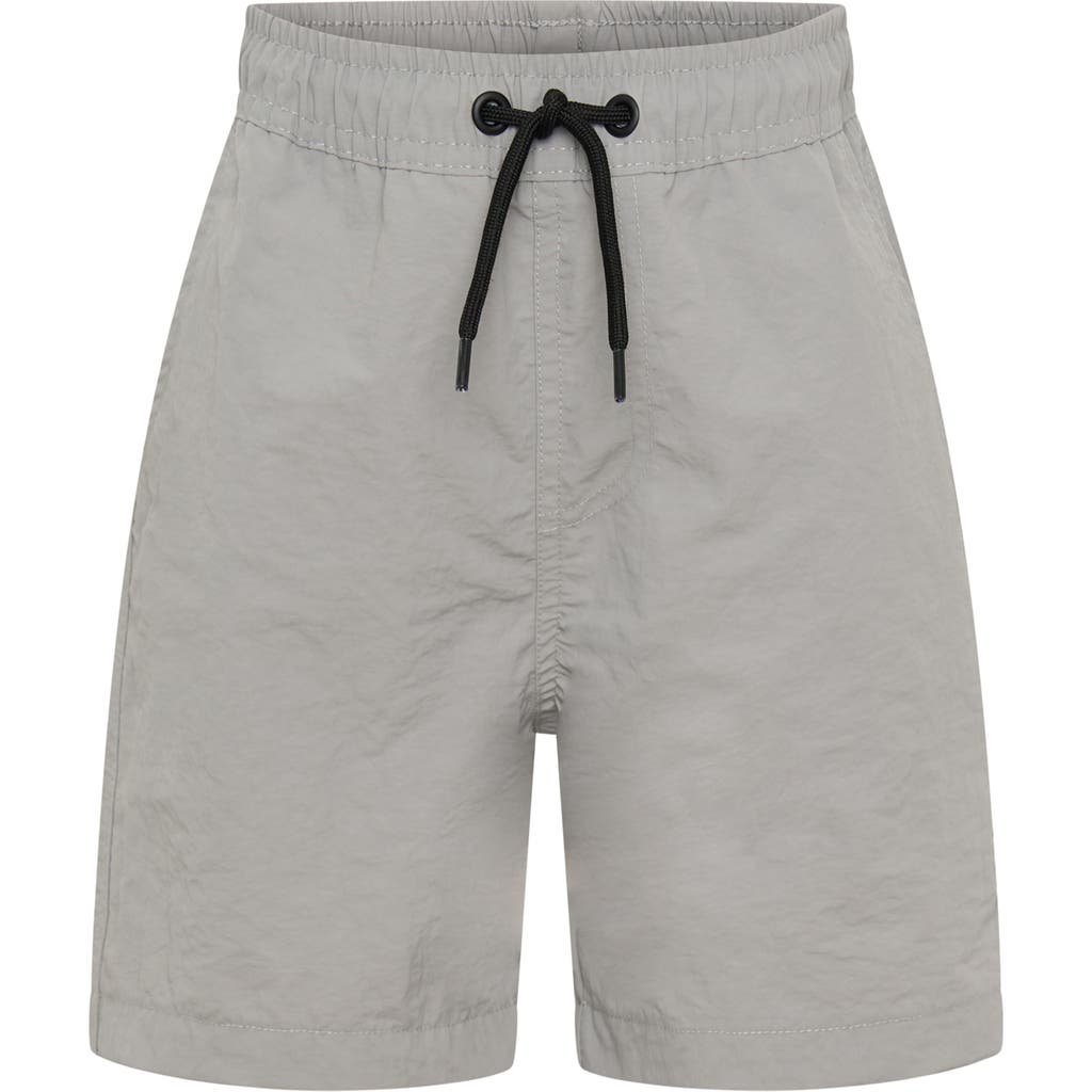 Tiny Tribe Kids' Hybrid Cargo Shorts In Gray