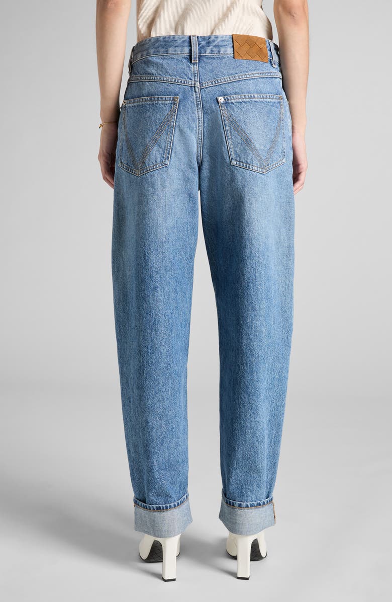 Bottega Veneta Turned Up Jeans, Alternate, color, 