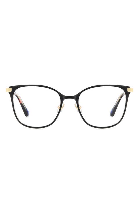 terriann 51mm square optical glasses