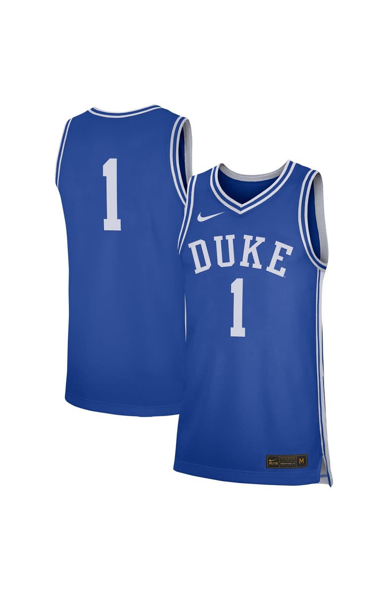 Nike Men's Nike Royal Duke Blue Devils Replica Jersey, Main, color,