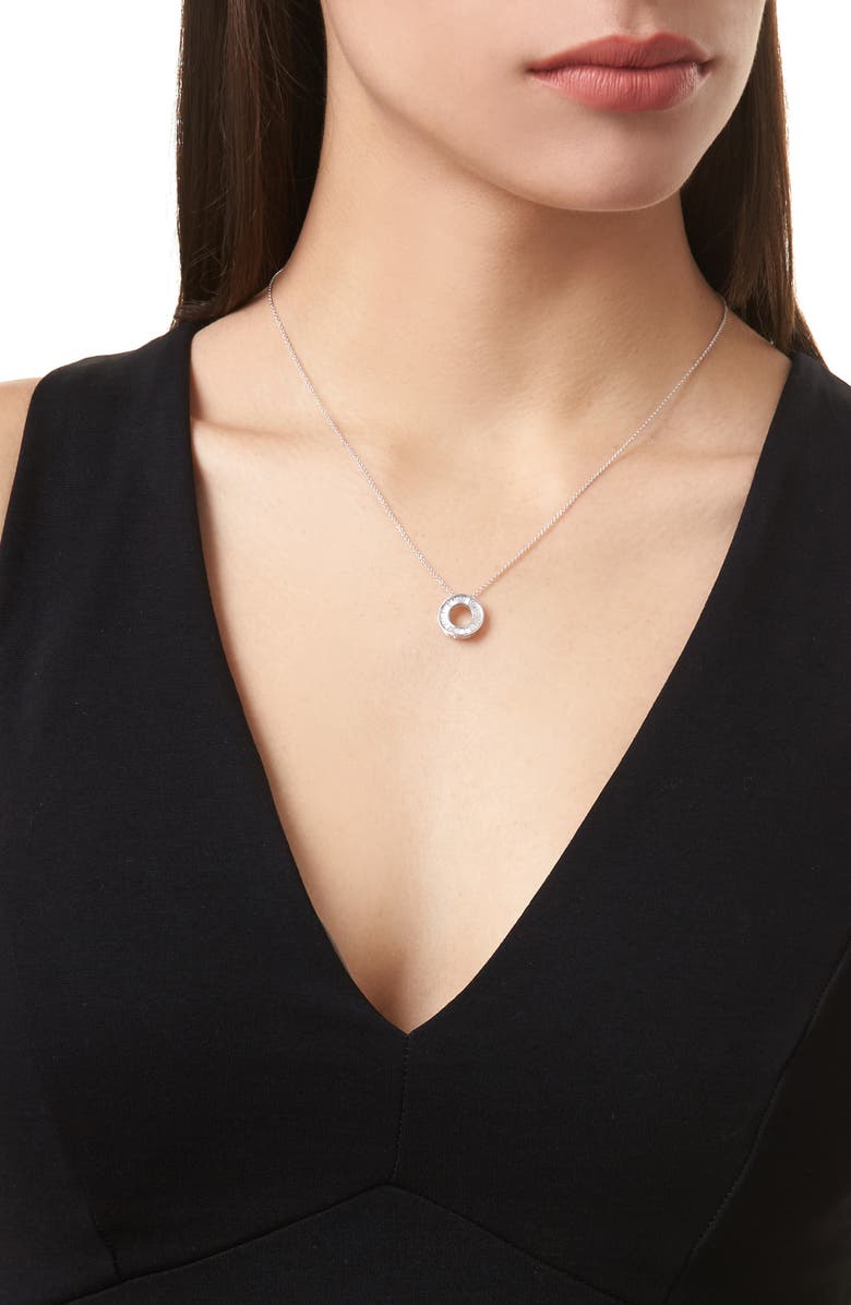 Bony Levy Circle of Life Small Diamond Pendant Necklace, Alternate, color, 