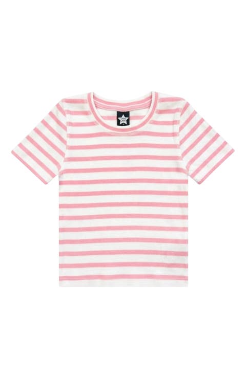 Kids' Striped Ribbed Tee