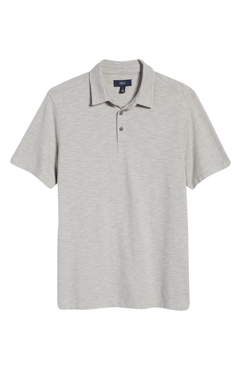 1901 Marled Short Sleeve Cotton Polo, Alternate, color,