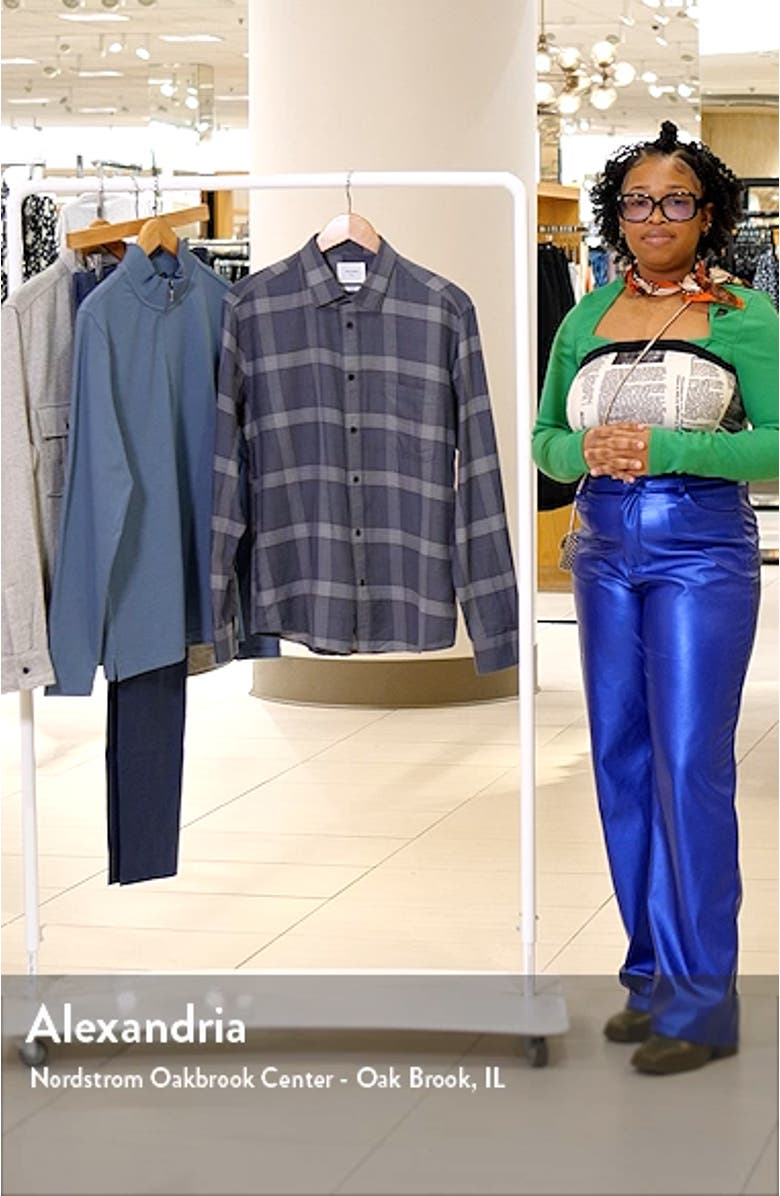 Tuscumbia Standard Fit Plaid Button-Up Shirt, sales video thumbnail