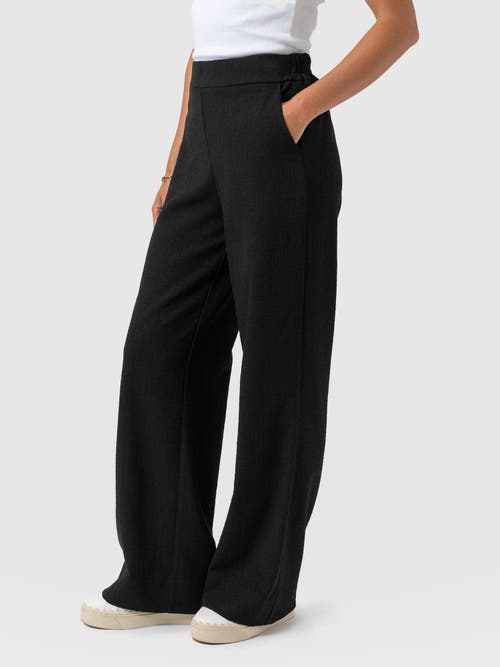 Saint + Sofia Arden Wide Leg Pant In Black