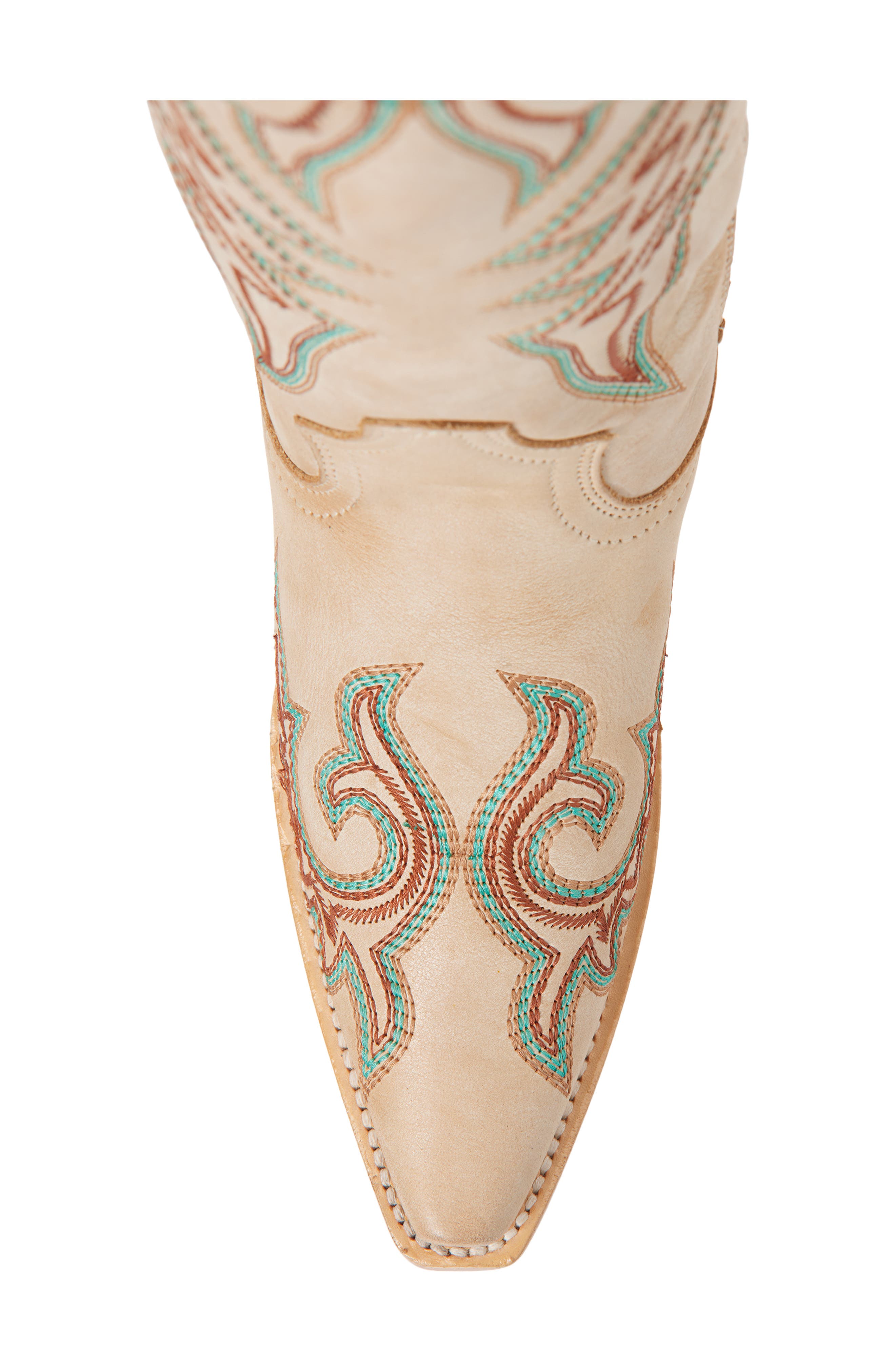 CORRAL Embroidered Western Boot, Alternate, color, Bone