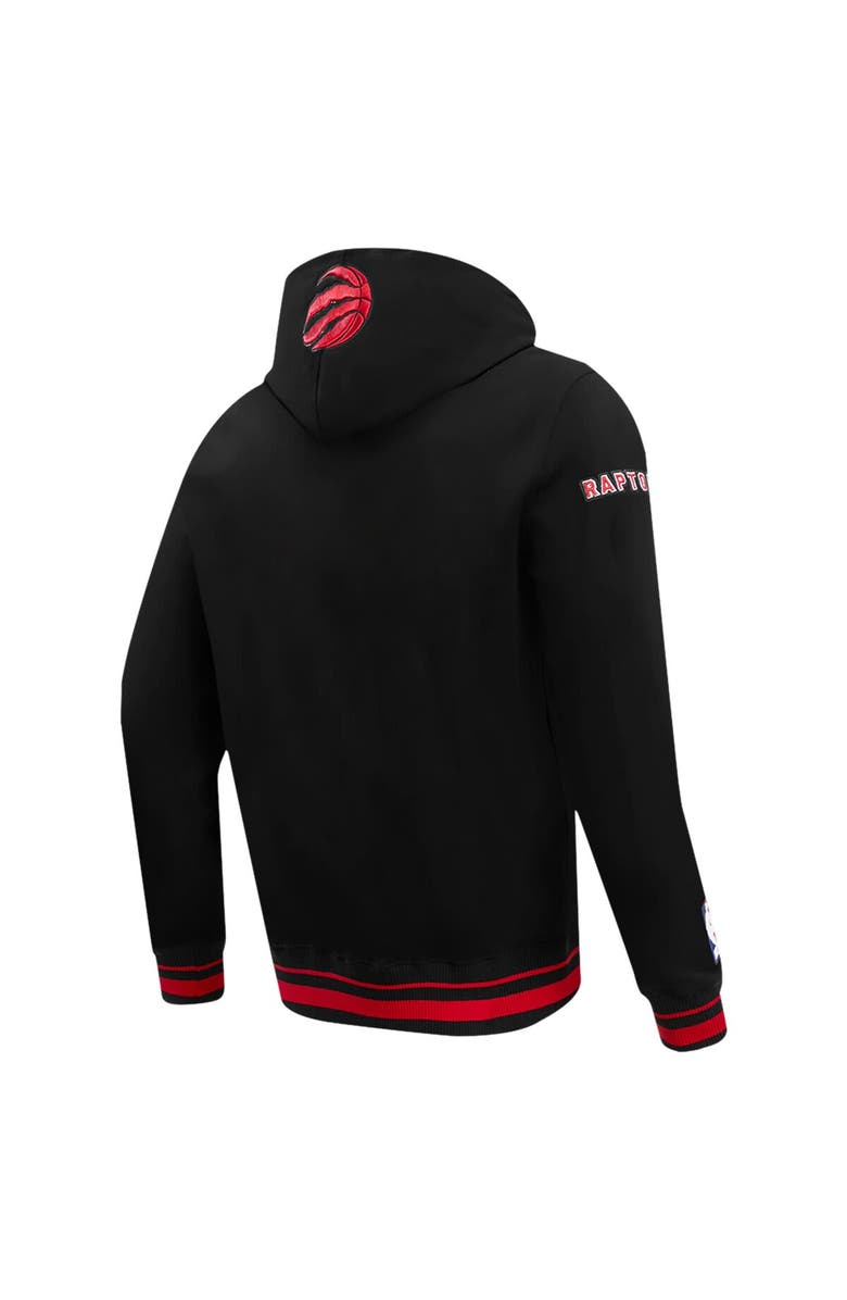 PRO STANDARD Men's Pro Standard Black Toronto Raptors Script Tail Pullover Hoodie, Alternate, color, Black
